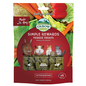 Oxbow Veggie Treat Simple Rewards 2oz I012168