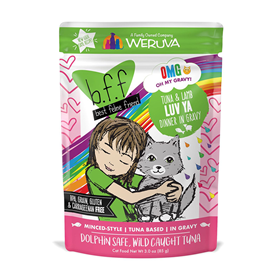 WERUVA b.f.f. Best Feline Friend Tuna & Lamb Luv Ya Recipe in Gravy Pouch 3oz I003079