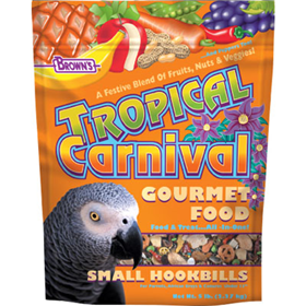 Tropical Carnival Gourmet Food for Small Hookbills 5 lbs.