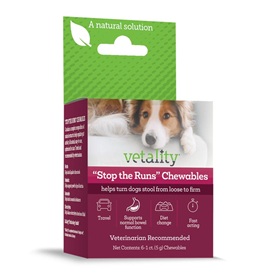 Vetality Stop the Runs‘ Anti-Diarrhea Chewables for Dogs 6 ct I030489