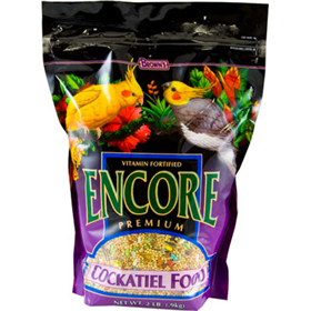 FM Brown‘s Encore Premium Cockatiel Food