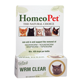 Homeopet® WRM Clear for Cats 15 ml 77559