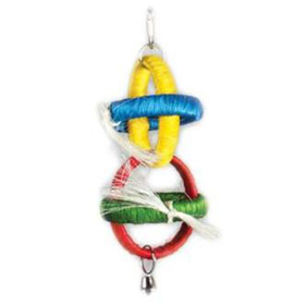 Prevue Pet® Tropical Teaser Sisal Hoops Bird Toy 17759