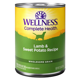 Wellness Complete Health Lamb & Sweet Potato Formula Canned Dog Food 12.5 oz. 94002